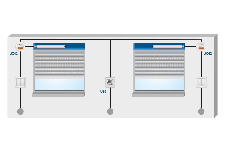 Einzel-/Gruppensteuergerät Centronic UnitControl UC42